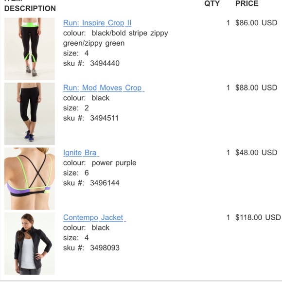 Lululemon capri black leggings w drawstring and pockets Run Mod Moves Crop - Picture 9 of 9